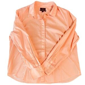J. Crew Soft Peach Curvy Shirt Size 18